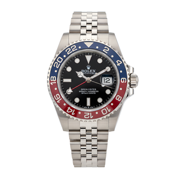 Rolex GMT-Master II Pepsi Bezel Edition (Blue/Red) with Jubilee Chain