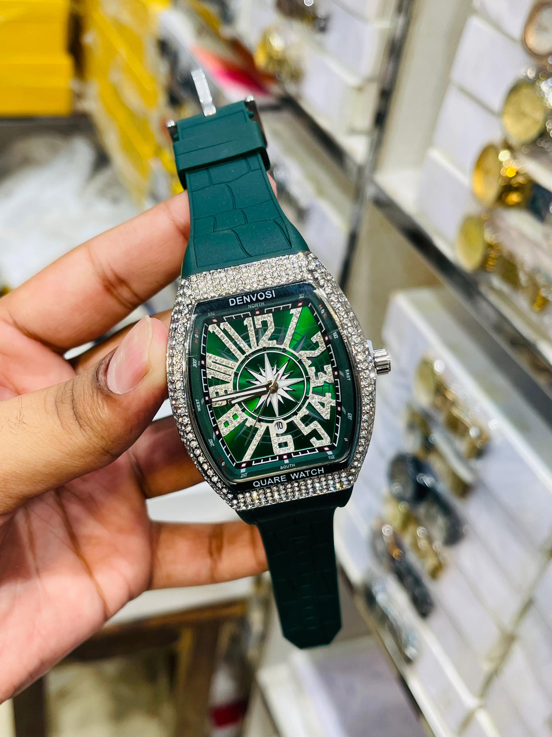 Frank Muller Full Stone Date Just Master lock