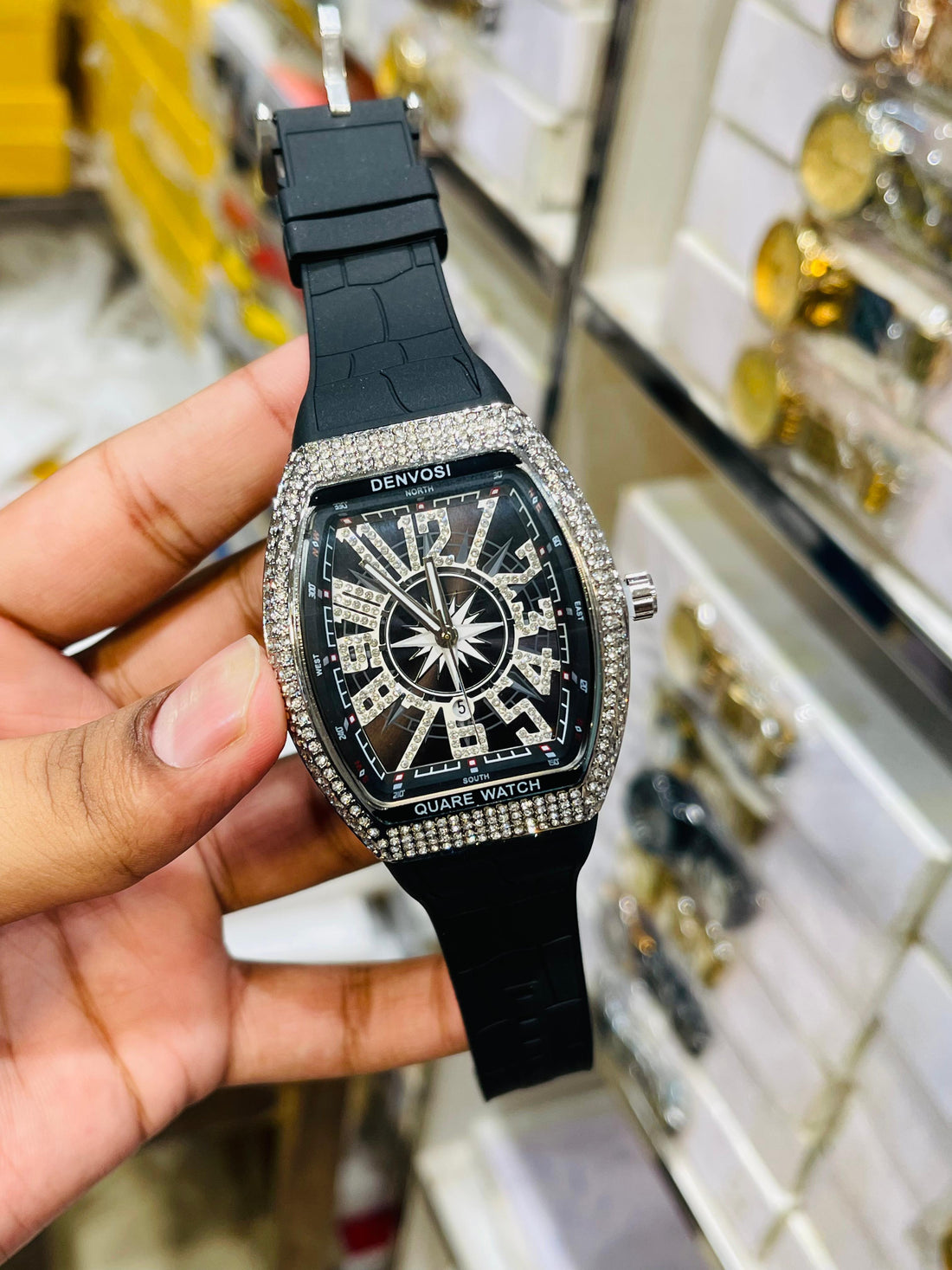 Frank Muller Full Stone Date Just Master lock