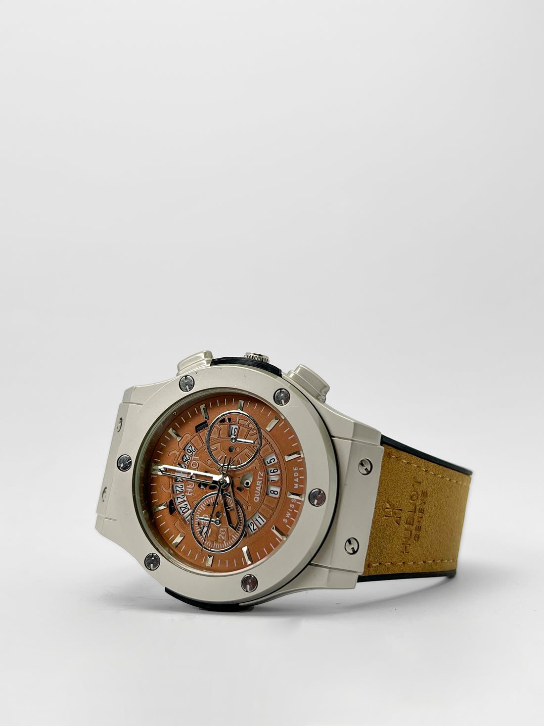 Hublot Geneve Classic Fusion - Brown Dial Chronograph.