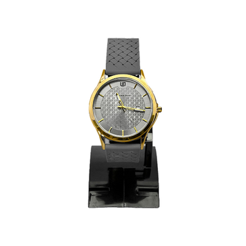 Universe Point (UP) Men's Luxury Gold Watch – Textured Dial with Date Display
